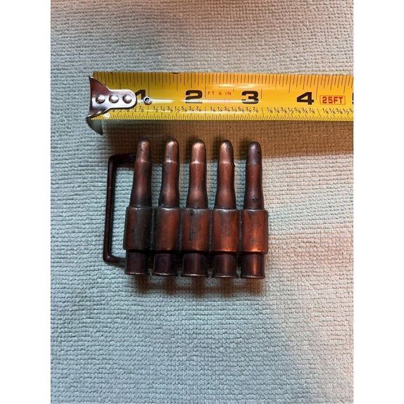 Vintage Bullets Belt Buckle - Picture 1 of 4